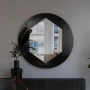 Okrągłe lustro dekoracyjne - KRAFT